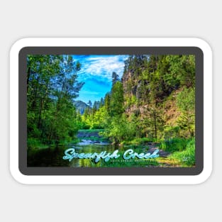 Spearfish Creek in the Black Hills Sticker